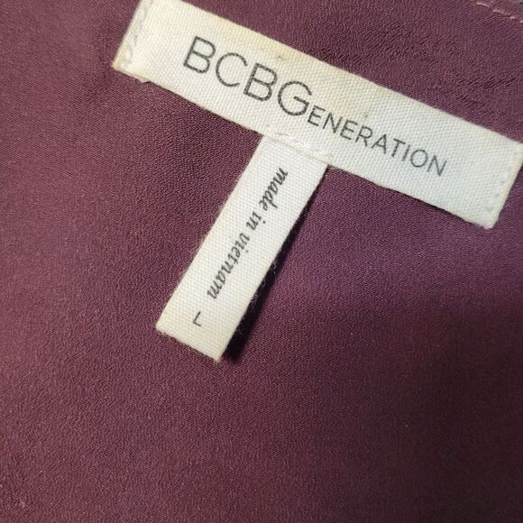 BCBG Generation Coffee Bean Combo Southwestern Boho Romper Large - Picture 7 of 13